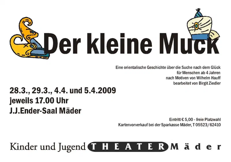 Flyer Der kleine Muck