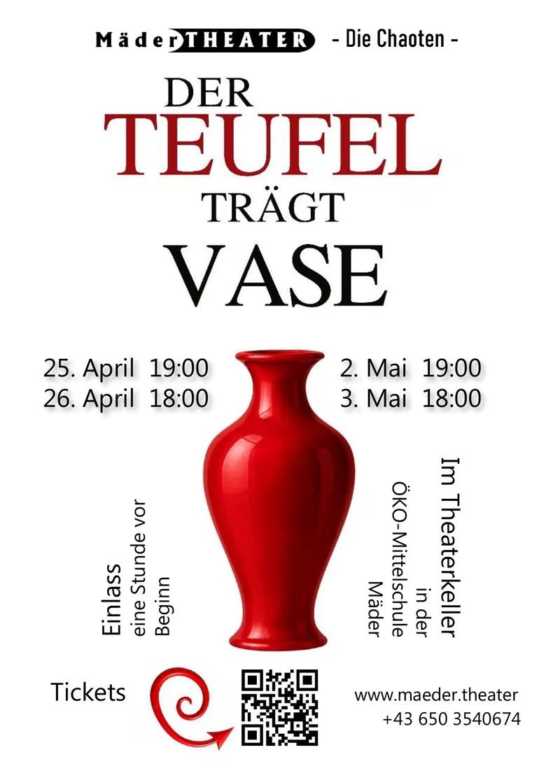 Flyer Der Teufel trägt Vase – Seite 1