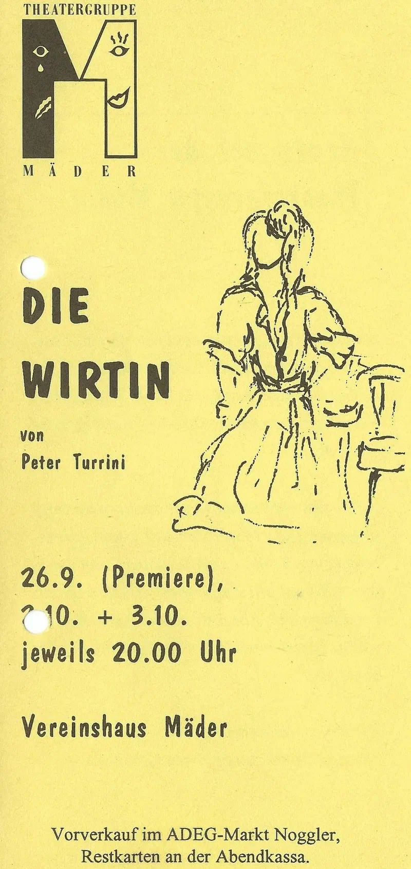 Flyer Die Wirtin
