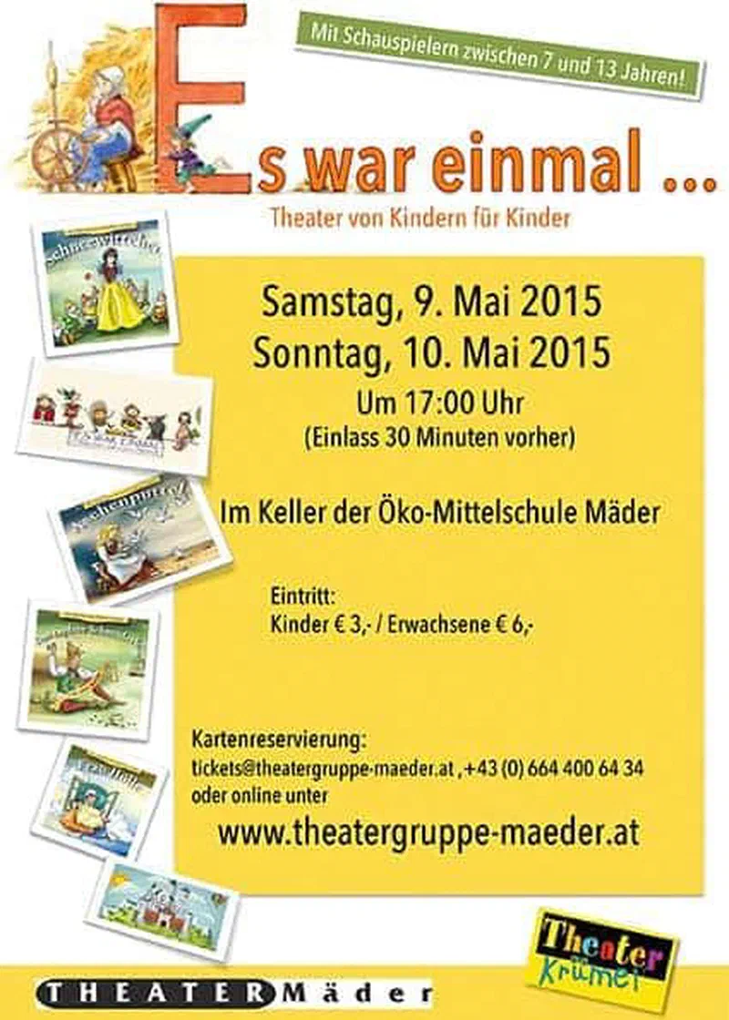 Flyer Es war einmal