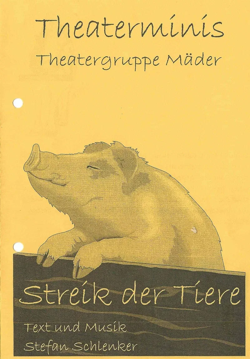Flyer Streik der Tiere